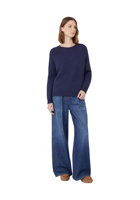 Maglia in alpaca e cotone - BLU MARINO Weekend MAXMARA | GHIACCI006